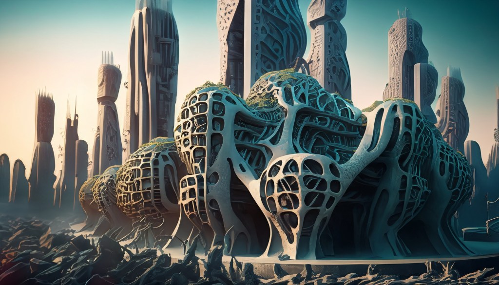 자라나는 건축물, 미코크리트&nbsp;소재